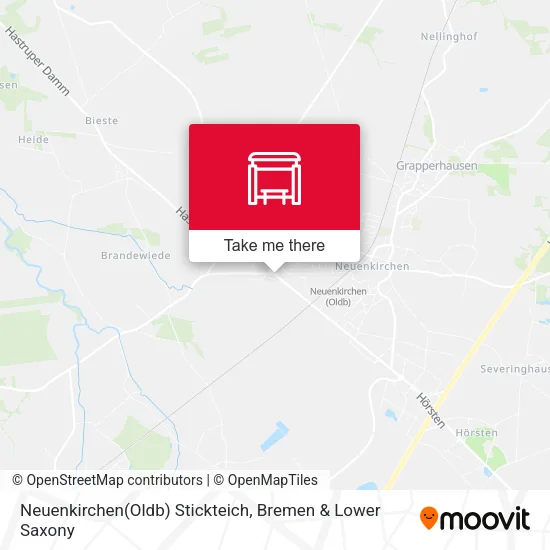 Карта Neuenkirchen(Oldb) Stickteich