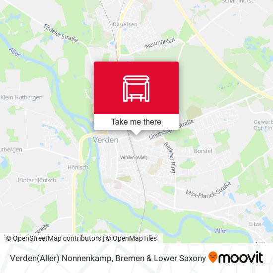 Verden(Aller) Nonnenkamp map
