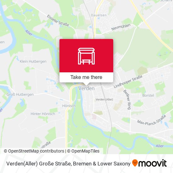 Verden(Aller) Große Straße map