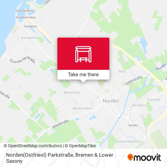 Norden(Ostfriesl) Parkstraße map