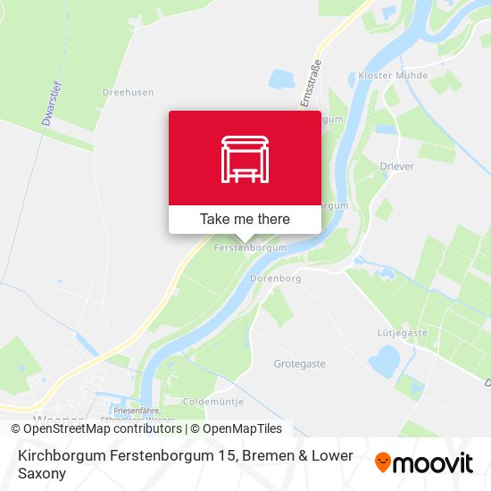 Kirchborgum Ferstenborgum 15 map