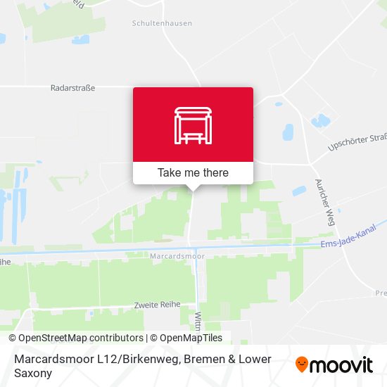 Marcardsmoor L12/Birkenweg map