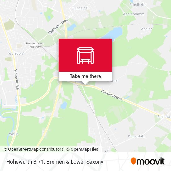 Hohewurth B 71 map