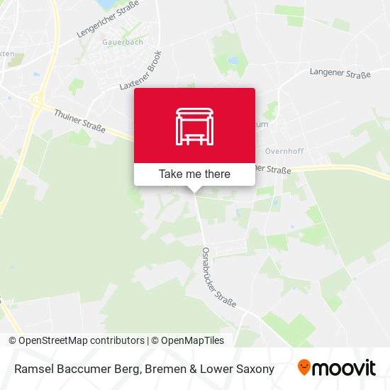 Ramsel Baccumer Berg map