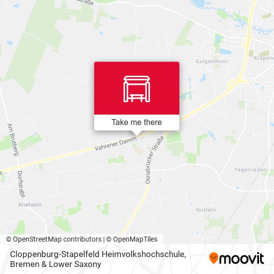 Cloppenburg-Stapelfeld Heimvolkshochschule map