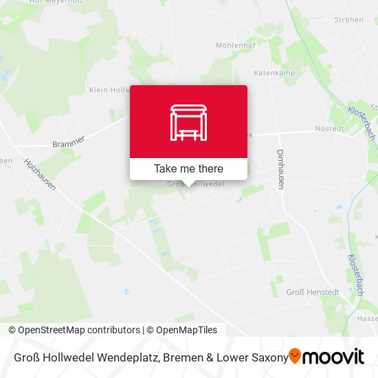 Groß Hollwedel Wendeplatz map