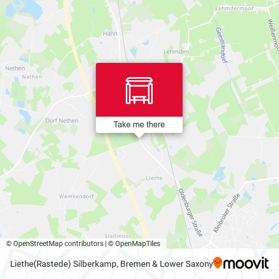Liethe(Rastede) Silberkamp map