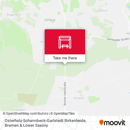 Osterholz-Scharmbeck-Garlstedt Birkenheide map