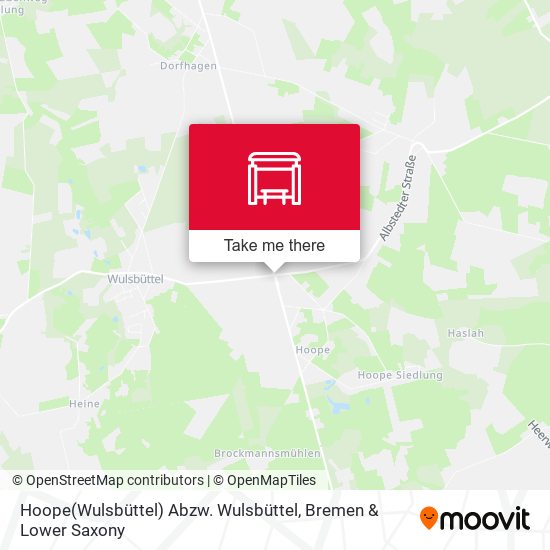 Hoope(Wulsbüttel) Abzw. Wulsbüttel map