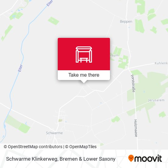 Schwarme Klinkerweg map