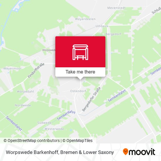 Worpswede Barkenhoff map