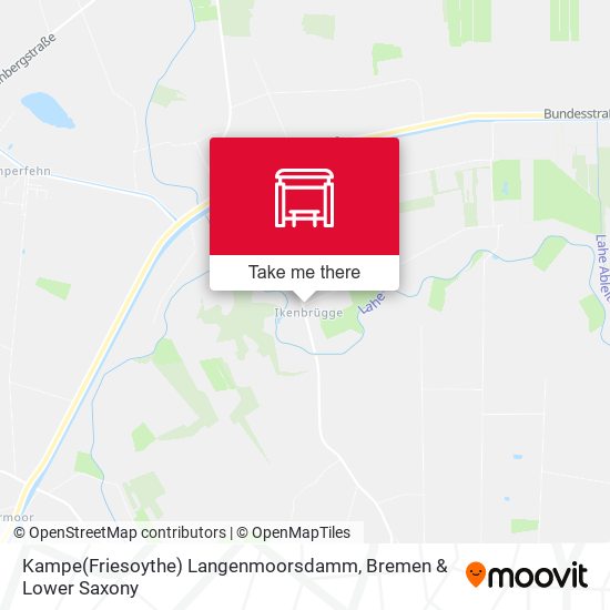 Kampe(Friesoythe) Langenmoorsdamm map