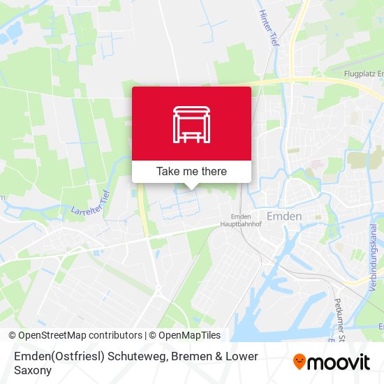 Emden(Ostfriesl) Schuteweg map