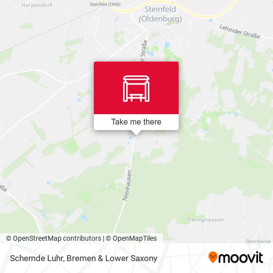 Schemde Luhr map