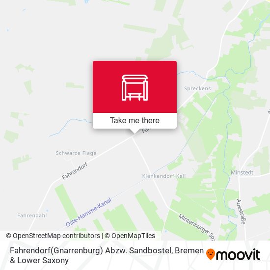 Fahrendorf(Gnarrenburg) Abzw. Sandbostel map