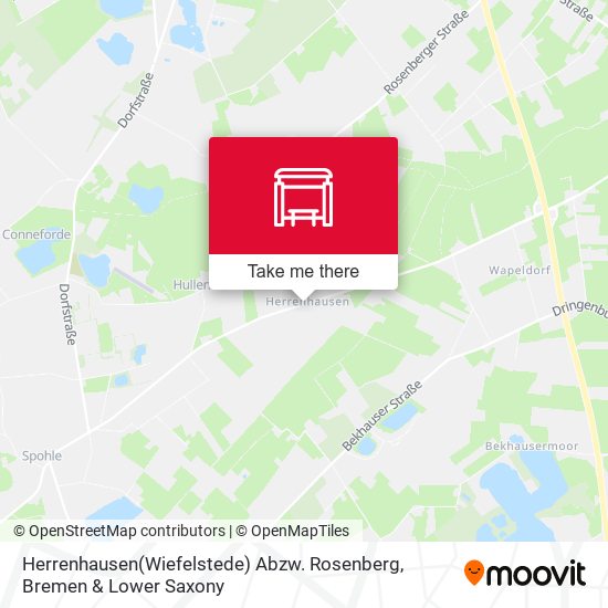 Herrenhausen(Wiefelstede) Abzw. Rosenberg map