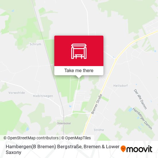 Hambergen(B Bremen) Bergstraße map