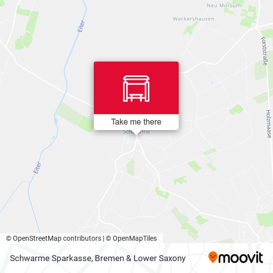 Schwarme Sparkasse map