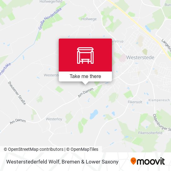 Westerstederfeld Wolf map