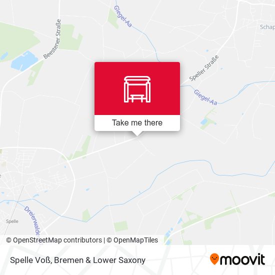 Spelle Voß map