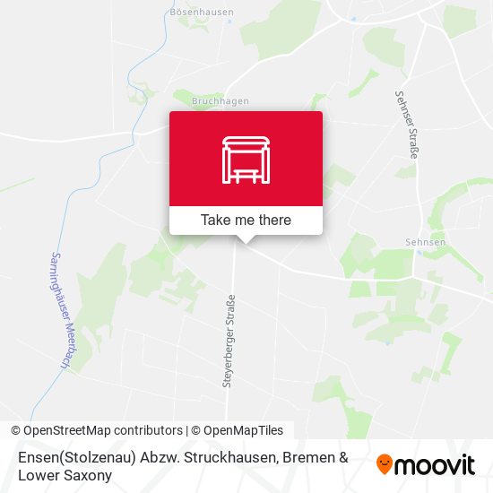 Ensen(Stolzenau) Abzw. Struckhausen map