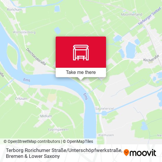 Terborg Rorichumer Straße / Unterschöpfwerkstraße map