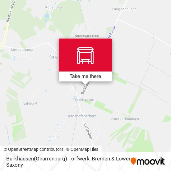 Barkhausen(Gnarrenburg) Torfwerk map
