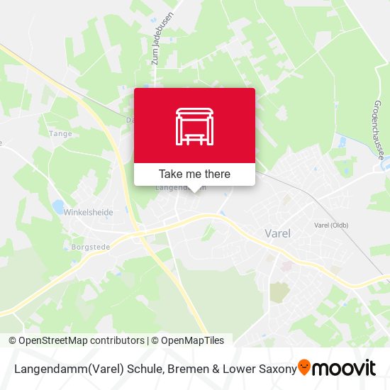 Langendamm(Varel) Schule map