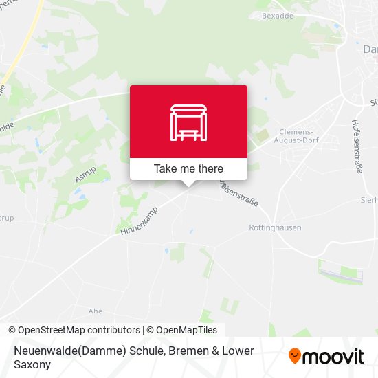 Neuenwalde(Damme) Schule map