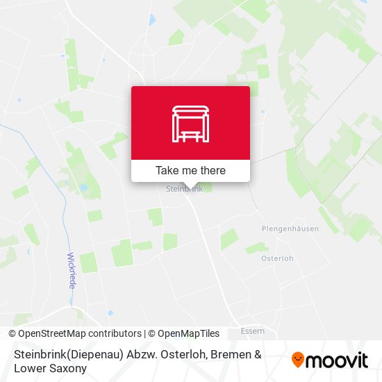 Steinbrink(Diepenau) Abzw. Osterloh map