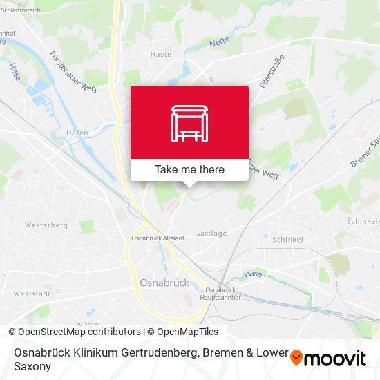 Osnabrück Klinikum Gertrudenberg map