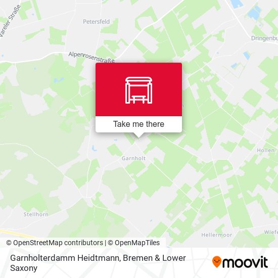 Garnholterdamm Heidtmann map