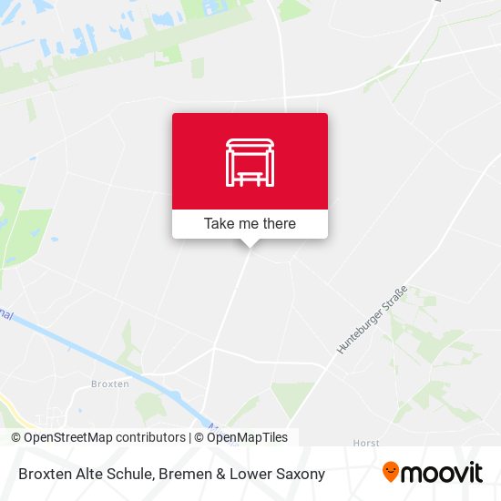 Broxten Alte Schule map