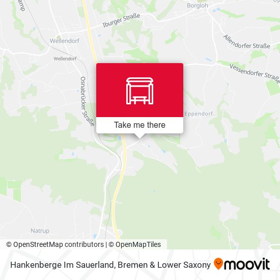 Hankenberge Im Sauerland map