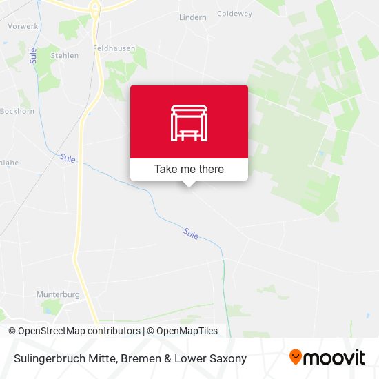 Sulingerbruch Mitte map