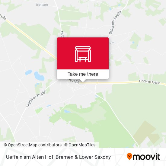 Ueffeln am Alten Hof map