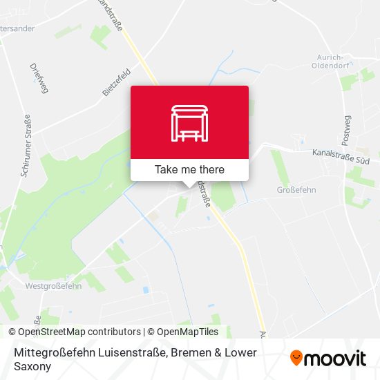 Mittegroßefehn Luisenstraße map