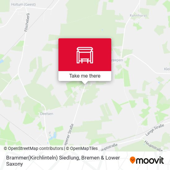 Brammer(Kirchlinteln) Siedlung map