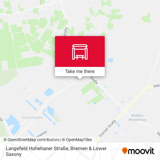 Langefeld Hohehaner Straße map