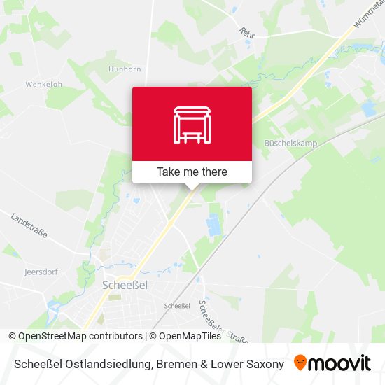 Scheeßel Ostlandsiedlung map
