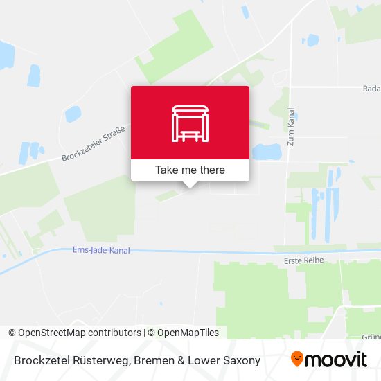 Brockzetel Rüsterweg map