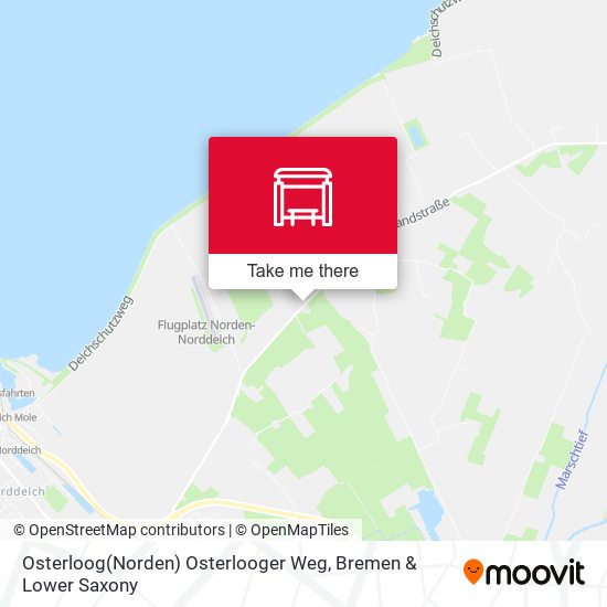 Osterloog(Norden) Osterlooger Weg map