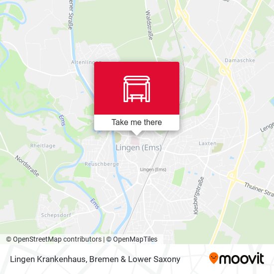 Lingen Krankenhaus map