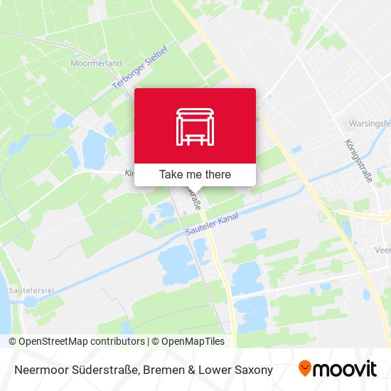 Neermoor Süderstraße map