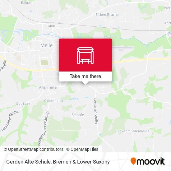 Gerden Alte Schule map