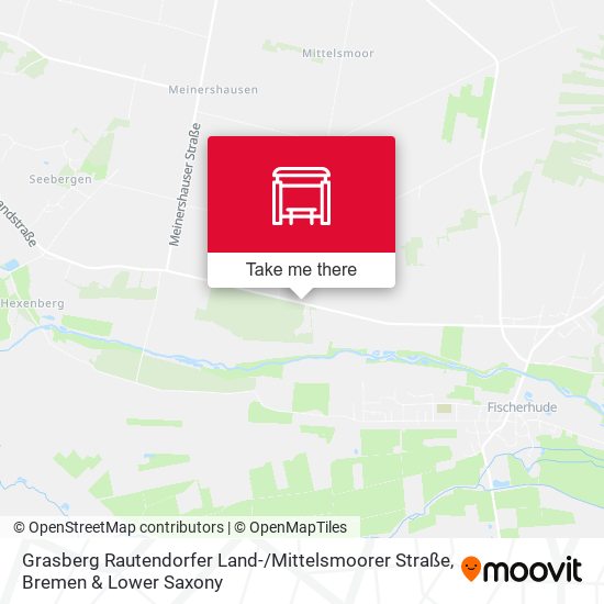 Grasberg Rautendorfer Land- / Mittelsmoorer Straße map