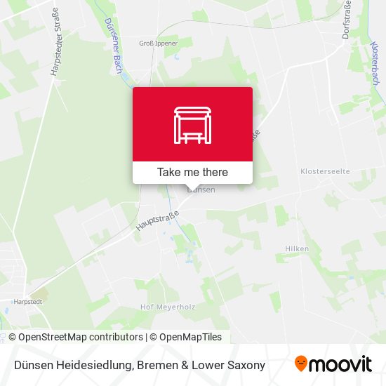 Dünsen Heidesiedlung map