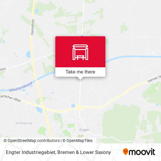 Engter Industriegebiet map