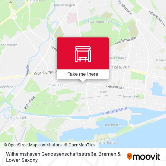 Wilhelmshaven Genossenschaftsstraße map