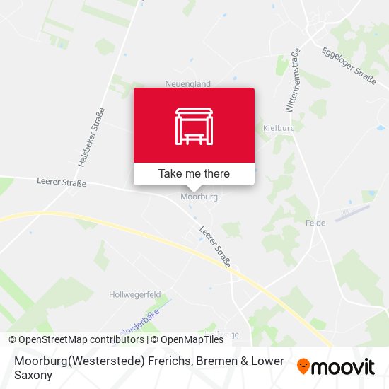 Moorburg(Westerstede) Frerichs map